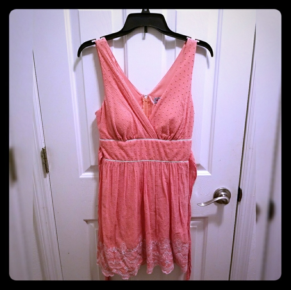 Peach dress